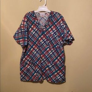 Peaches Uniforms Scrub Top nurse small